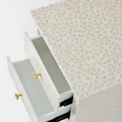 Alice Inlay 2 Drawer Bedside Table