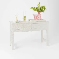 Alice Inlay 2 Drawer Console Table