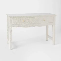 Alice Inlay 2 Drawer Console Table