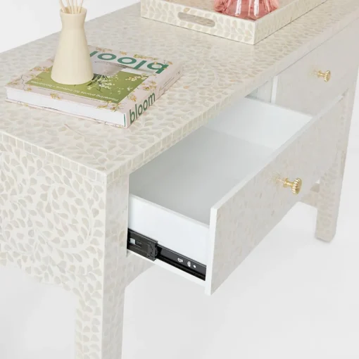 Alice Inlay 2 Drawer Console Table