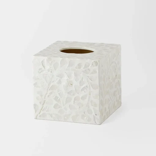 Alice Inlay Tissue Box Cover Square