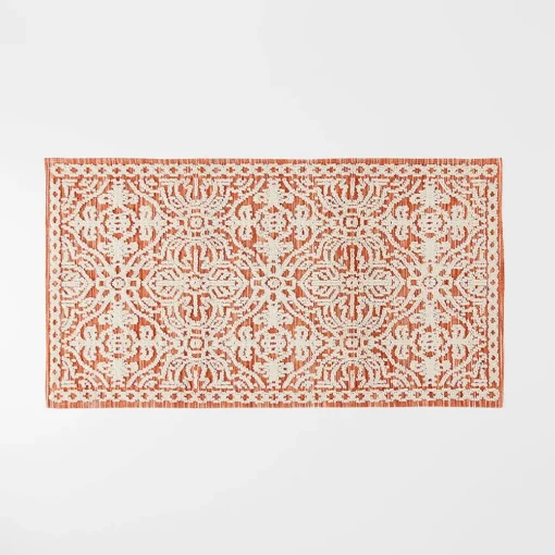 Alva Bath Mat - Olive Green/Ivory