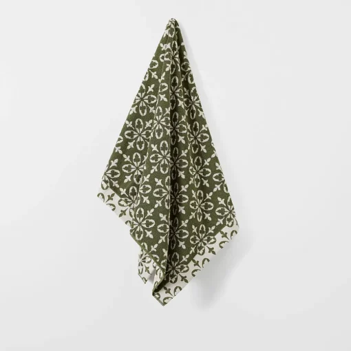 Alva Towel - Rust/Ivory