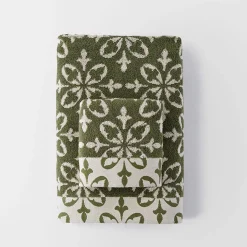Alva Towel - Rust/Ivory