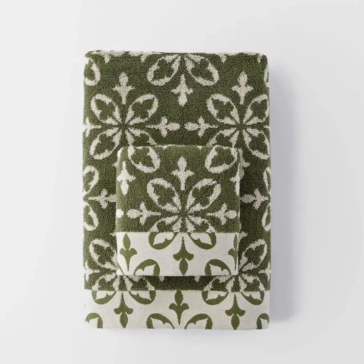 Alva Towel - Rust/Ivory