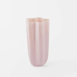 Amara Glass Vase Large - Milky Pink