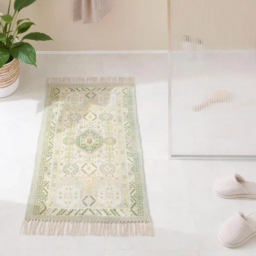 Andes Bath Mat - Green Olive