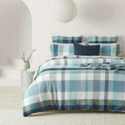 Arlo Quilt Cover - Peach, Pink