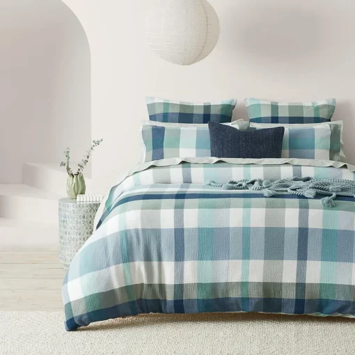 Arlo Quilt Cover - Peach, Pink