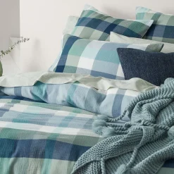 Arlo Quilt Cover - Peach, Pink