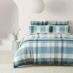 Arlo Quilt Cover - Peach, Pink