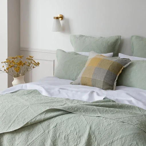 Asher Coverlet - Sage Green