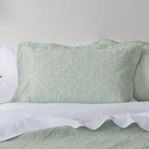 Asher Coverlet - Sage Green