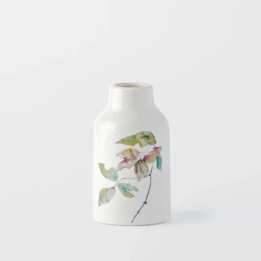 Autumn Leaf Ceramic Vase Medium