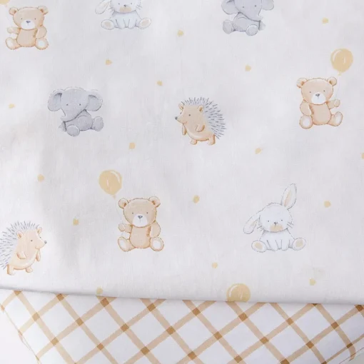 Baby Animals Fitted Cot Sheet