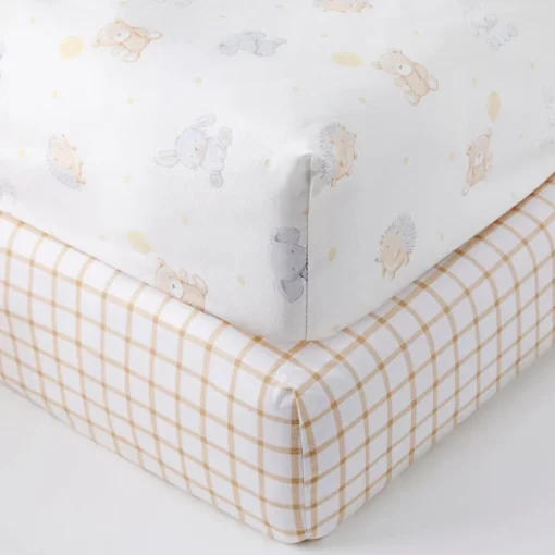 Baby Animals Fitted Cot Sheet