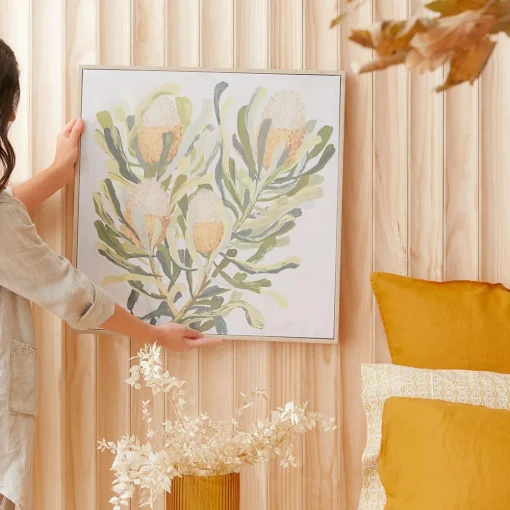 Banksia Framed Canvas