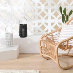 Bayos Ceramic Lantern - Black