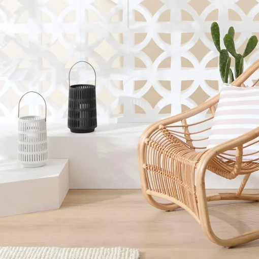 Bayos Ceramic Lantern - Black