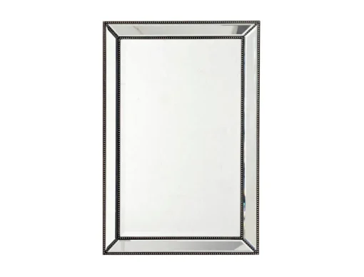 Beaded Edge Framed Mirror