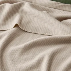 Beckett Wool Blanket - Olive/Ivory