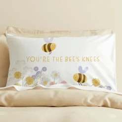 Bee's Knees Novelty Pillowcase