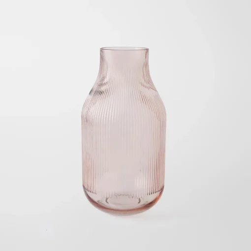 Bennett Ribbed Glass Vase Large