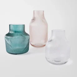 Bennett Ribbed Glass Vase Large