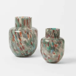 Bianca Coloured Glass Vase
