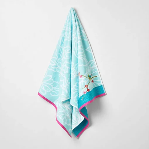 Bird and Blossom Towel