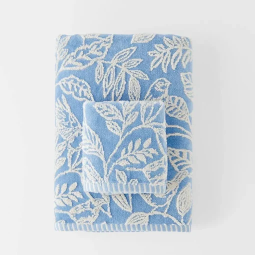 Birdsong Towel - Dusty Rose