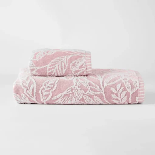 Birdsong Towel - Dusty Rose