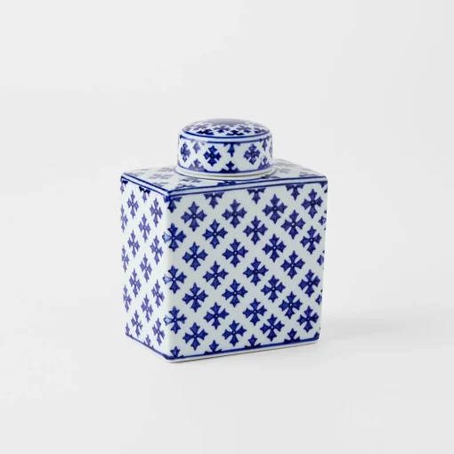 Blue Ginger Jar Rectangle