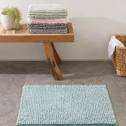 Bobble Melange Bath Mat - Charcoal