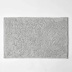 Bobble Melange Bath Mat - Charcoal