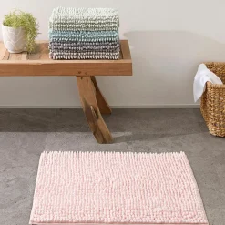 Bobble Melange Bath Mat - Charcoal