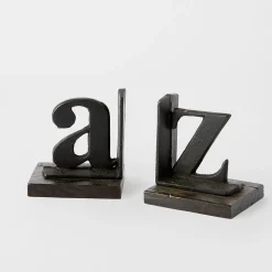 Bookends A and Z Set Of 2