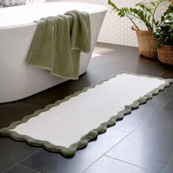 Bowie Scalloped Bath Runner