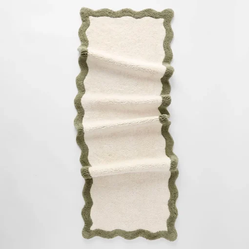 Bowie Scalloped Bath Runner
