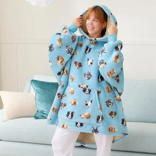 Buddy Hooded Sherpa Blanket