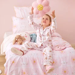 Bunny Bow Kids Flannelette Pyjamas