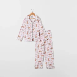 Bunny Bow Kids Flannelette Pyjamas