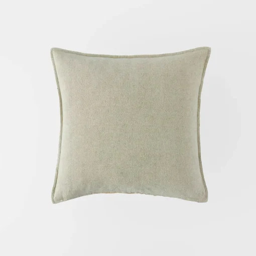 Cameron Linen Cushion - Midnight/Teal