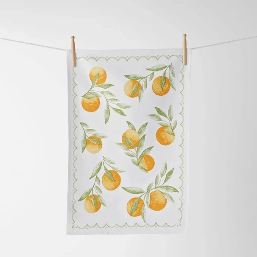 Cantina Tea Towel - Orange