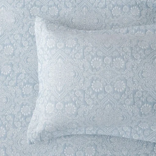 Carina Bedspread - Sage/Ivory