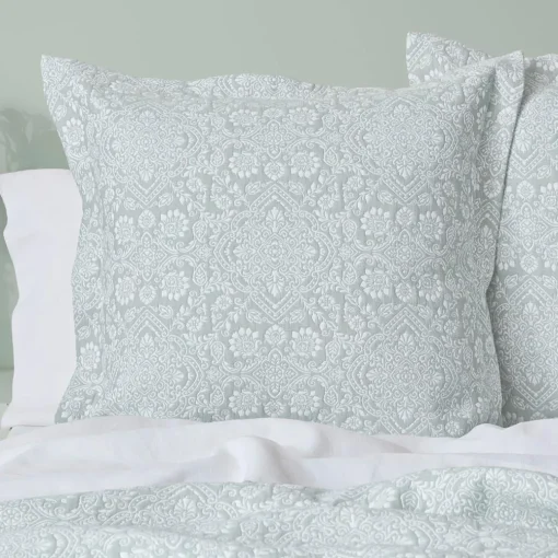Carina Bedspread - Sage/Ivory