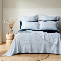 Carina Bedspread - Sage/Ivory