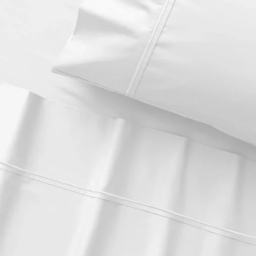 Carlson Royale 600 TC Egyptian Sateen Sheet Sets - Smoke Blue