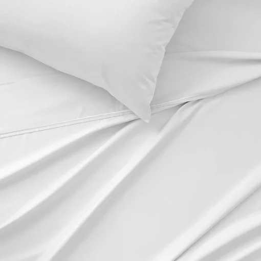 Carlson Royale 600 TC Egyptian Sateen Sheet Sets - Smoke Blue