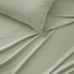 Carlson Royale 600 TC Egyptian Sateen Sheet Sets - Smoke Blue